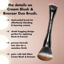 The Details About The Cream Blush and Bronzer Duo Makeup Brush